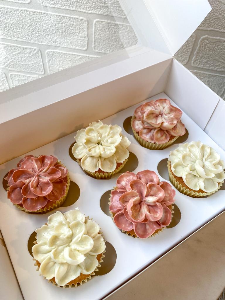 flower cupcakes